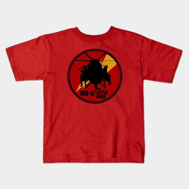 MH-6 Little Bird Kids T-Shirt by TCP